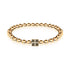 Chanceux | Or 18 carats | Bracelet à breloques dés en cristal